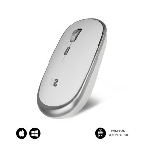 Ratón Inalámbrico Mini Wireless Mini Mouse Silver