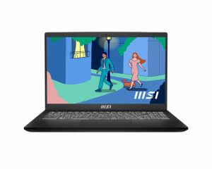 Modern 15 B12M-431XES Portátil 39,6 cm (15.6″) Full HD Intel® Core™ i3 i3-1215U 8 GB DDR4-SDRAM 512 GB SSD Wi-Fi 6 (802.11ax) Negro