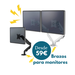 Brazos para monitores