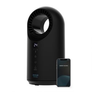 ReadyWarm 8400 Bladeless Connected Interior Negro 1500 W Ventilador eléctrico